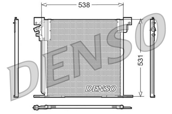 DENSO DCN17030 Condenser, air conditioning