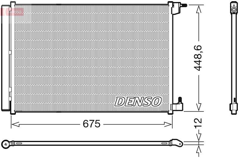 DENSO DCN17060 Condenser, air conditioning