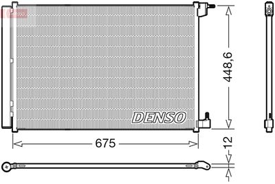 Condenser, air conditioning DENSO DCN17060