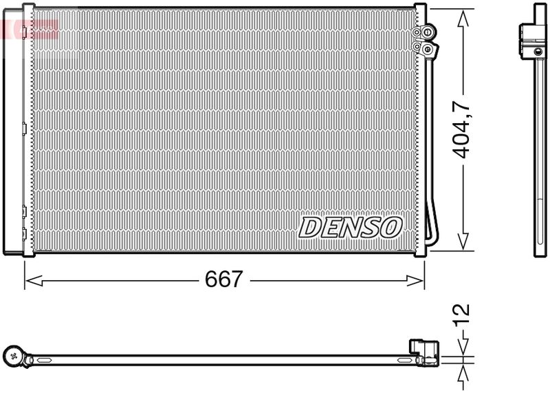 DENSO DCN17062 Condenser, air conditioning