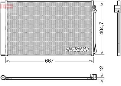 Condenser, air conditioning DENSO DCN17062