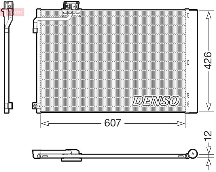 DENSO DCN17064 Condenser, air conditioning