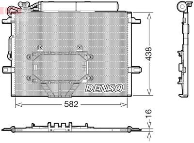 Condenser, air conditioning DENSO DCN17065