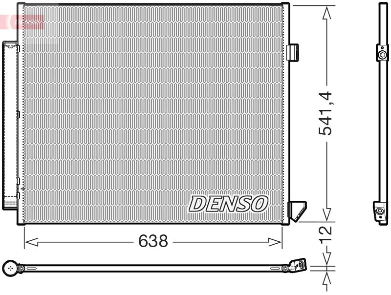 DENSO DCN17066 Condenser, air conditioning