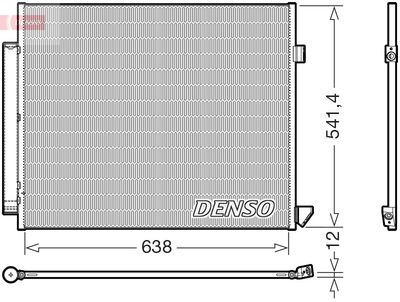 Condenser, air conditioning DENSO DCN17066