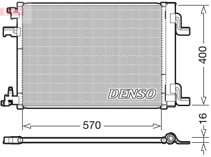 DENSO DCN20001 Condenser, air conditioning