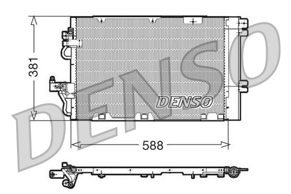 DENSO DCN20010 Condenser, air conditioning