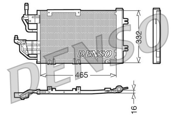 DENSO DCN20013 Condenser, air conditioning