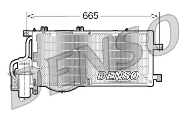 DENSO DCN20016 Condenser, air conditioning