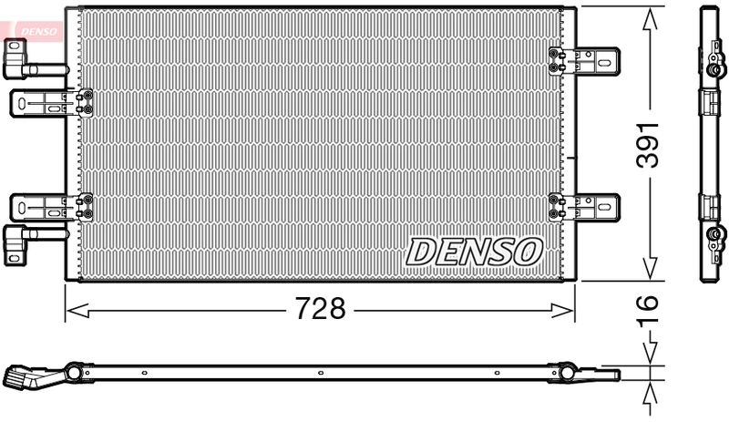 DENSO DCN20019 Condenser, air conditioning