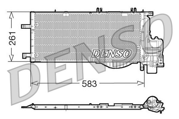 DENSO DCN20022 Condenser, air conditioning