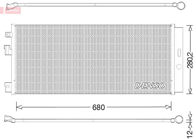 DENSO DCN20023 Condenser, air conditioning