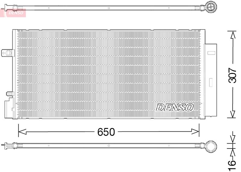 DENSO DCN20024 Condenser, air conditioning