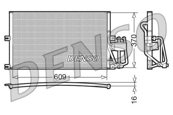 DENSO DCN20029 Condenser, air conditioning