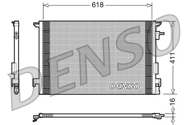 DENSO DCN20031 Condenser, air conditioning