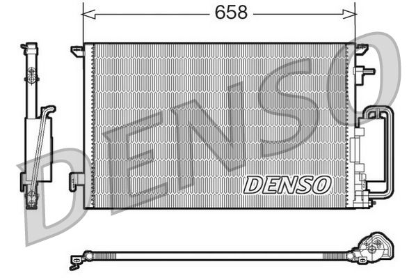 DENSO DCN20032 Condenser, air conditioning