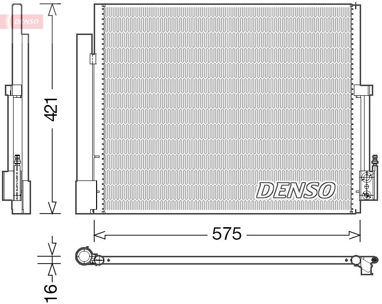 DENSO DCN20036 Condenser, air conditioning