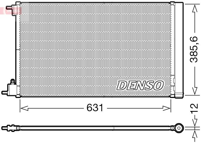 DENSO DCN20039 Condenser, air conditioning