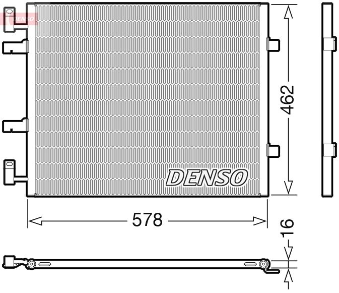 DENSO DCN20041 Condenser, air conditioning