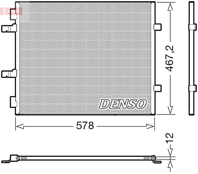 DENSO DCN20042 Condenser, air conditioning