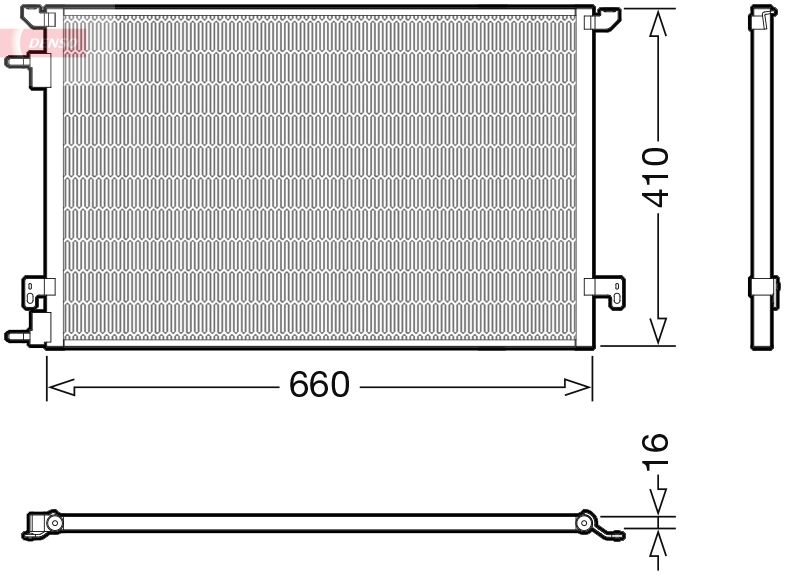 DENSO DCN20045 Condenser, air conditioning