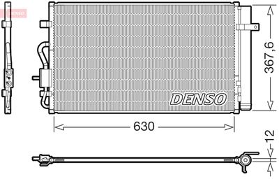 Condenser, air conditioning DENSO DCN20050