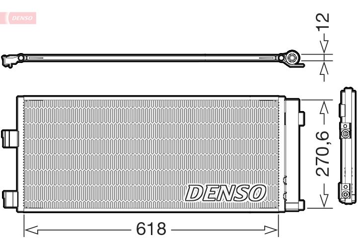 DENSO DCN20052 Condenser, air conditioning