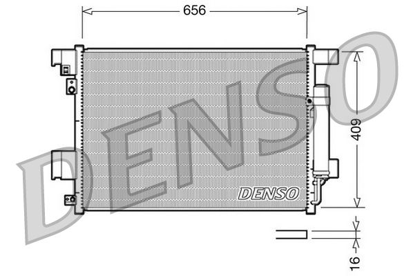 DENSO DCN21001 Condenser, air conditioning