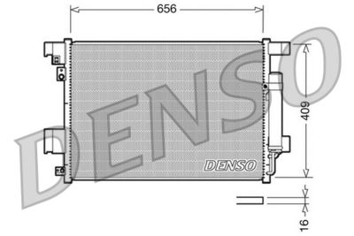 Condenser, air conditioning DENSO DCN21001