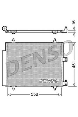 DENSO DCN21005 Condenser, air conditioning