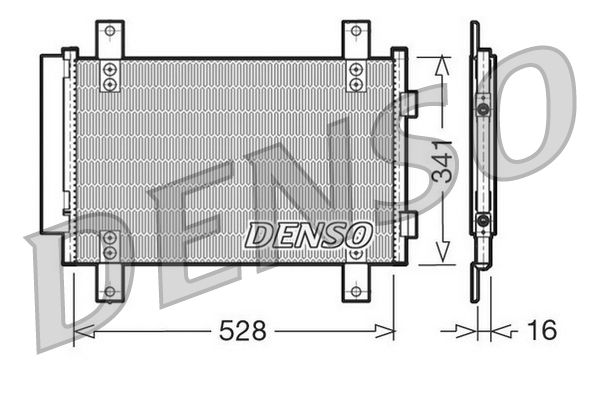 DENSO DCN21007 Condenser, air conditioning