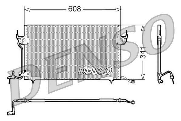 DENSO DCN21010 Condenser, air conditioning