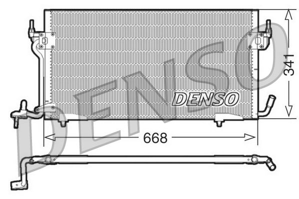 DENSO DCN21011 Condenser, air conditioning