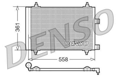 Condenser, air conditioning DENSO DCN21016
