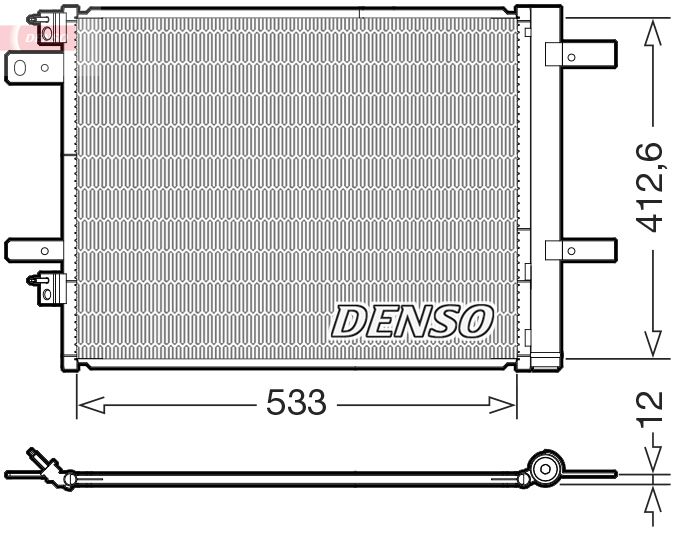 DENSO DCN21036 Condenser, air conditioning