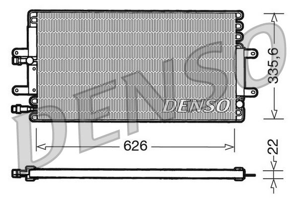 DENSO DCN23001 Condenser, air conditioning