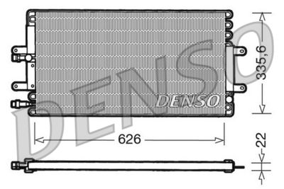 Condenser, air conditioning DENSO DCN23001