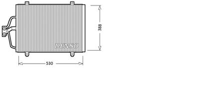 Condenser, air conditioning DENSO DCN23003
