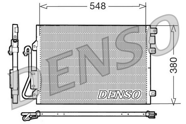 DENSO DCN23008 Condenser, air conditioning