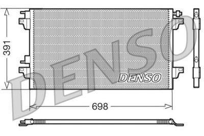 Condenser, air conditioning DENSO DCN23015