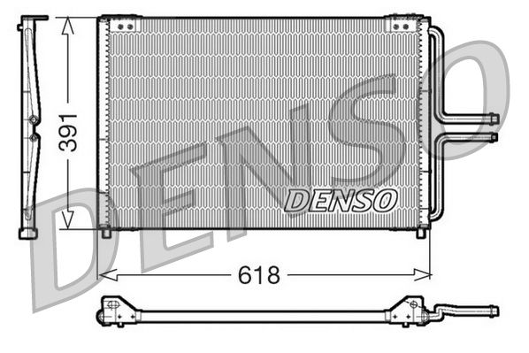 DENSO DCN23020 Condenser, air conditioning