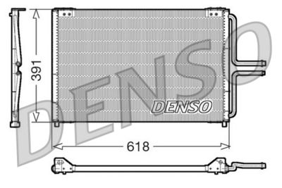 Condenser, air conditioning DENSO DCN23020