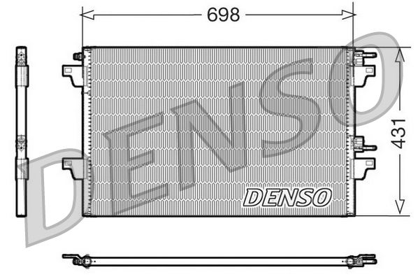 DENSO DCN23021 Condenser, air conditioning