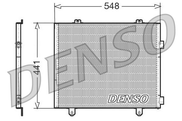 DENSO DCN23025 Condenser, air conditioning