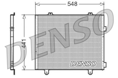 Condenser, air conditioning DENSO DCN23025
