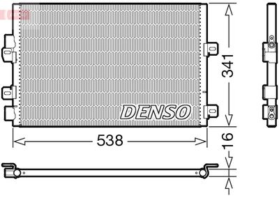 Condenser, air conditioning DENSO DCN23028