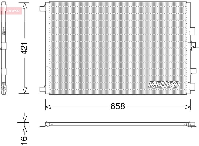 DENSO DCN23033 Condenser, air conditioning