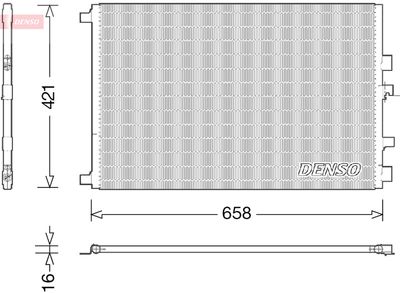 Condenser, air conditioning DENSO DCN23033