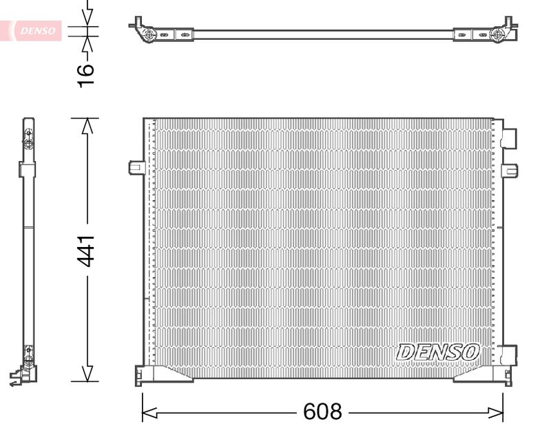 DENSO DCN23035 Condenser, air conditioning
