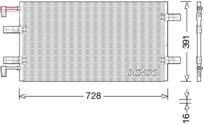 Condenser, air conditioning DENSO DCN23036